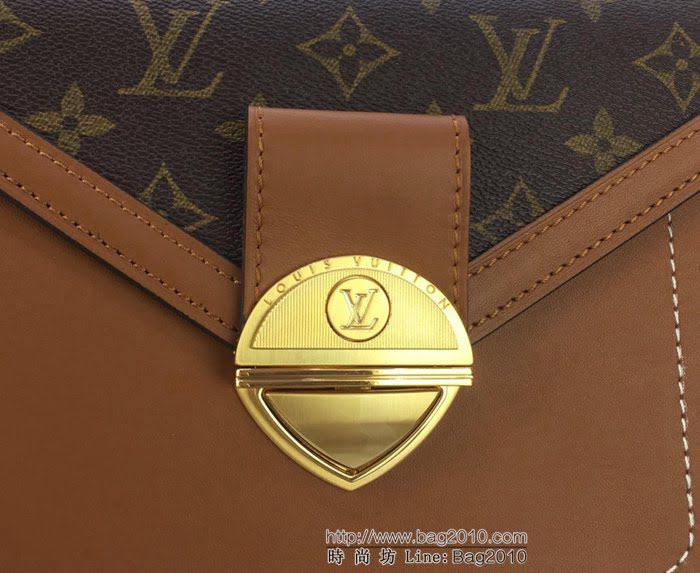 路易威登LV 頂級原單 M44386 BIFACE手袋 2019早春系列新品 Monogram 塗層帆布與小牛皮 潮流風尚 鏈條單肩斜挎包  YDH2527